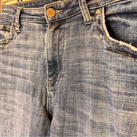 KUT from the Kloth Jeans Size 14 Women’s High Rise Straight Leg Blue Denim - Picture 2 of 11